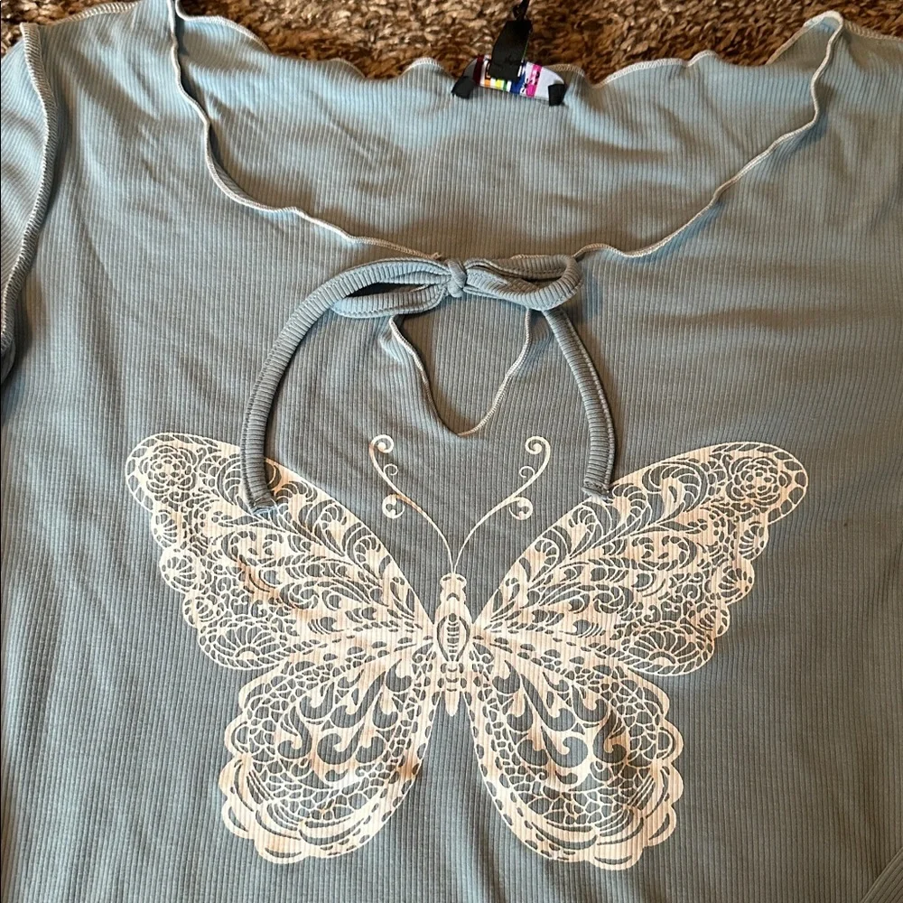 Dolls Kill Delia’s Butterfly Top - Picture 3 of 8